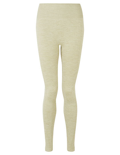 TriDri -  Seamless Recycled Dames Flex Legging - Sage Green Melange