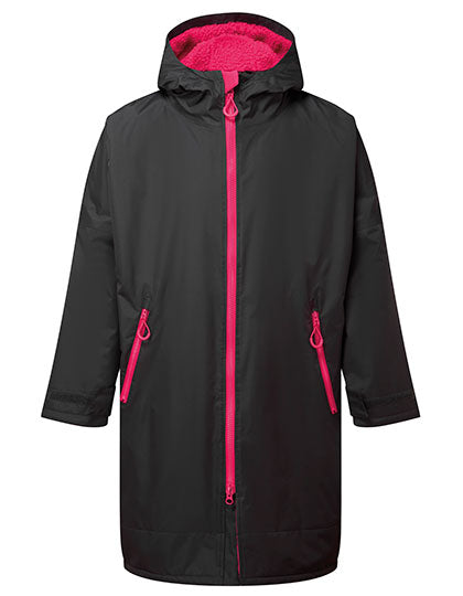 TriDri® - All Seasons Waterproof Changing Robe - Charcoal / Hot Pink
