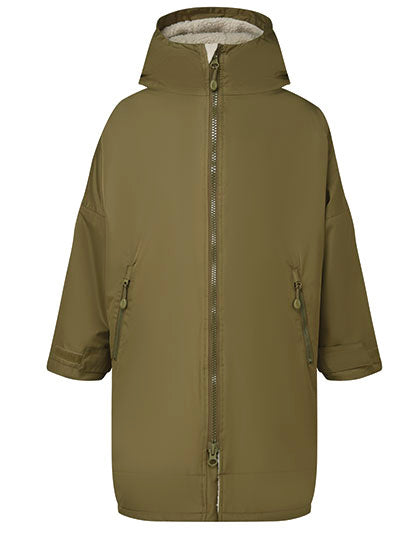 TriDri - All Wheater Kinder Changing Regenjas - Olive/Natural