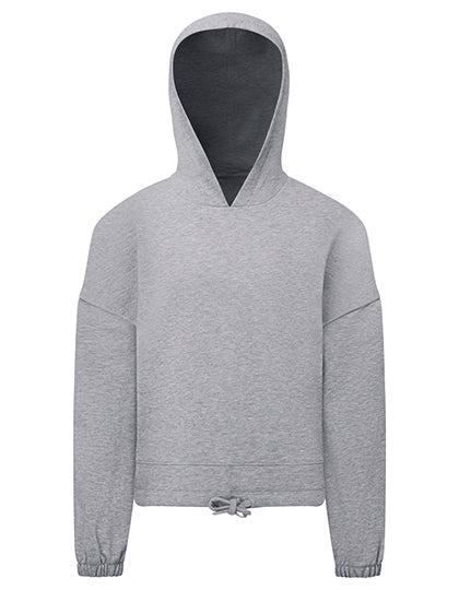 TriDri - Cropped Oversized Kinder Hoodie - Heather Grey