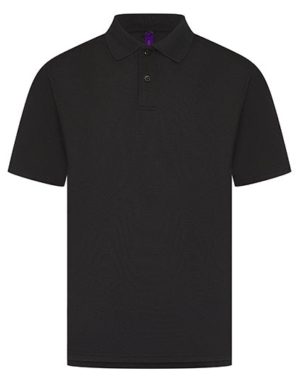 Henbury - Men´s Coolplus® Wicking Polo Shirt - Black