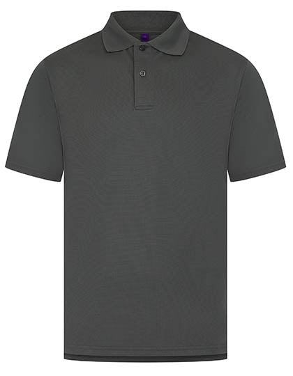Henbury - Men´s Coolplus® Wicking Polo Shirt - Charcoal