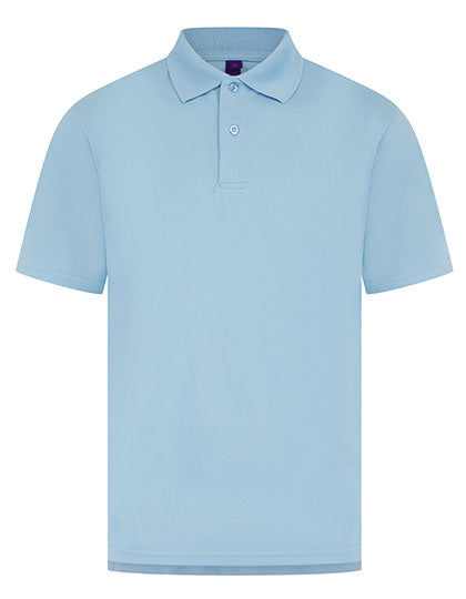 Henbury - Men´s Coolplus® Wicking Polo Shirt - Light Blue