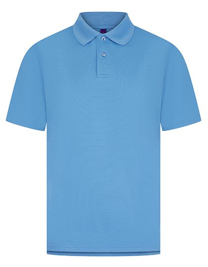 Henbury - Men´s Coolplus® Wicking Polo Shirt - Mid Blue