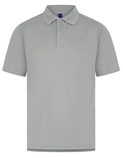 Henbury - Men´s Coolplus® Wicking Polo Shirt - Silver Grey (Solid)
