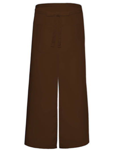 Link Kitchen Wear - Bistro Apron With Split And Front Pocket - Brown