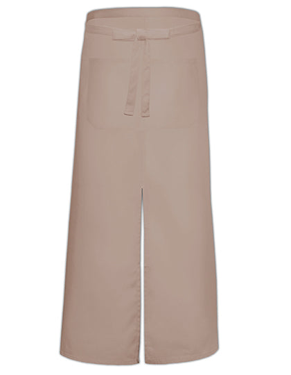 Link Kitchen Wear - Bistro Apron With Split And Front Pocket - Khaki