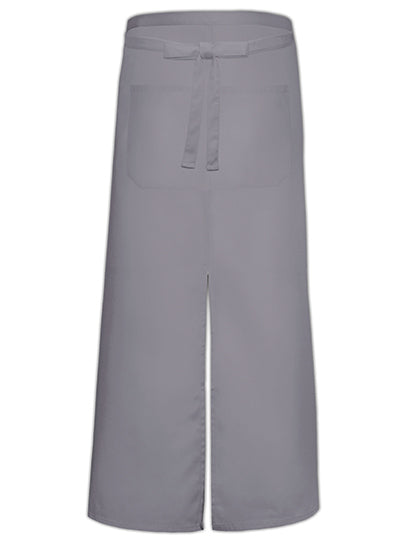 Link Kitchen Wear - Bistro Apron With Split And Front Pocket - Mouse Grey