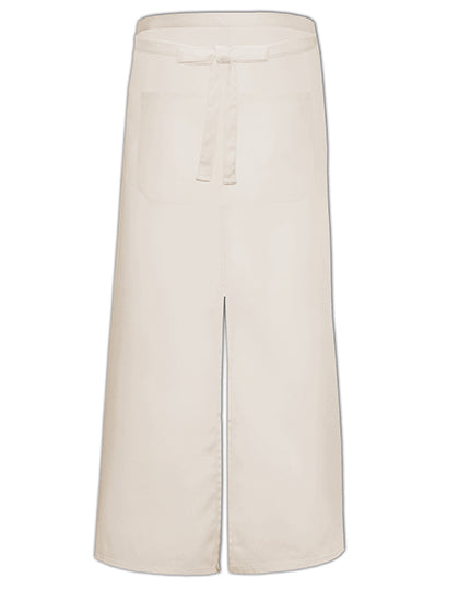 Link Kitchen Wear - Bistro Apron With Split And Front Pocket - Natural (ca. Pantone 7499)