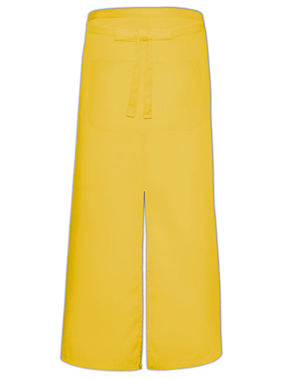 Link Kitchen Wear - Bistro Apron With Split And Front Pocket - Yellow