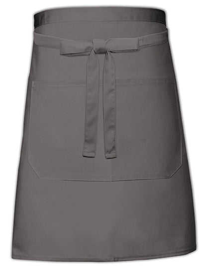 Link Kitchen Wear - Baker´s Apron With Pocket - Dark Grey (ca. Pantone 431)