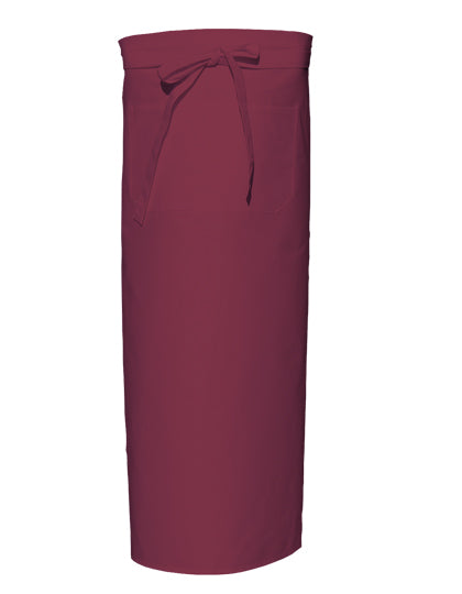 Link Kitchen Wear - Bistro Apron With Front Pocket - Bordeaux