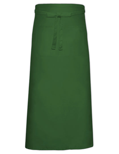 Link Kitchen Wear - Bistro Apron With Front Pocket - Bottle Green