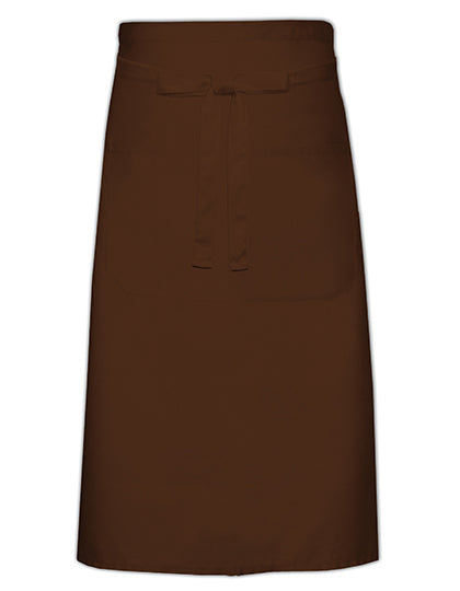 Link Kitchen Wear - Cook´s Apron With Pocket - Brown
