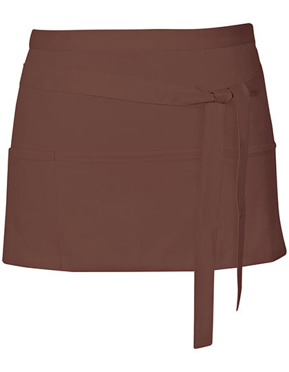 Link Kitchen Wear - Cocktail Apron - Brown (ca. Pantone 476)