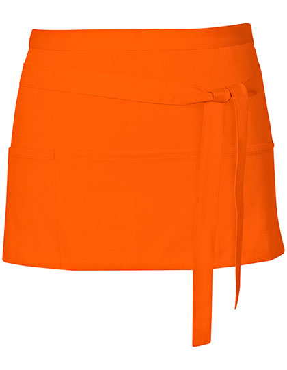 Link Kitchen Wear - Cocktail Apron - Orange (ca. Pantone 1655)