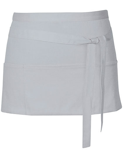 Link Kitchen Wear - Cocktail Apron - Pale Grey (Silver) (ca. Pantone 428)