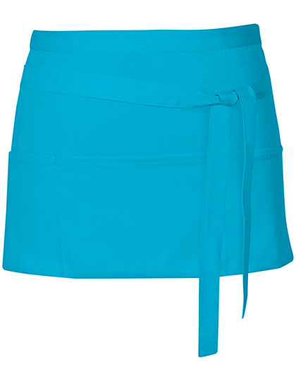 Link Kitchen Wear - Cocktail Apron - Turquoise (ca. Pantone 312)