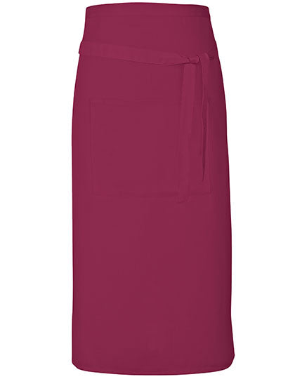 Link Kitchen Wear - Terras Apron - Burgundy (ca. Pantone 216)