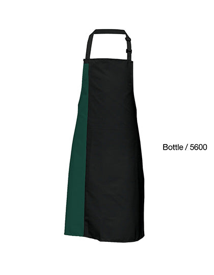 Link Kitchen Wear - Duo Apron - Black / Bottle Green (ca. Pantone 560)