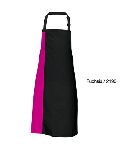 Link Kitchen Wear - Duo Apron - Black / Cherry (ca. Pantone 219)
