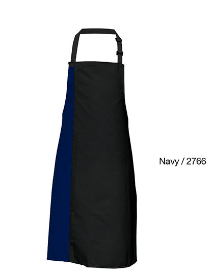 Link Kitchen Wear - Duo Apron - Black / Navy (ca. Pantone 2766)