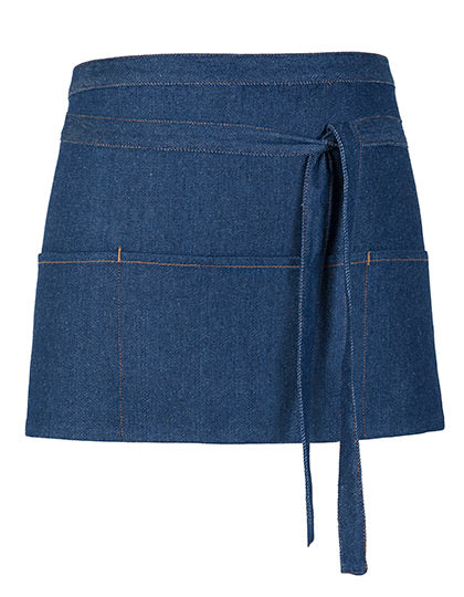 Link Kitchen Wear - Jeans Cocktail Apron - Denim Blue