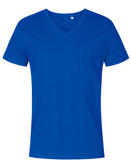 X.O by Promodoro - Men´s V-Neck T-Shirt - Azur Blue