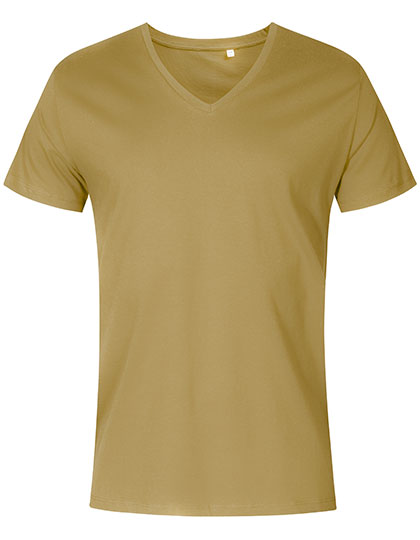 X.O by Promodoro - Men´s V-Neck T-Shirt - Olive