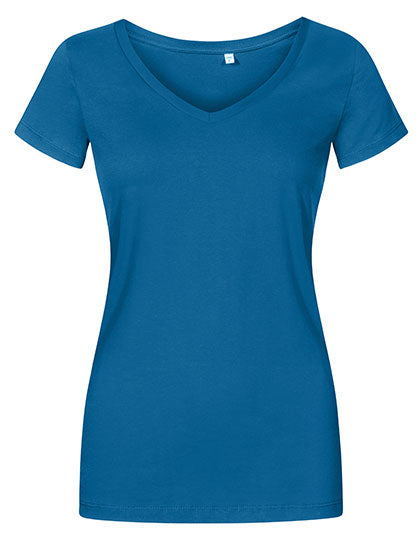 X.O by Promodoro - Women´s V-Neck T-Shirt - Petrol