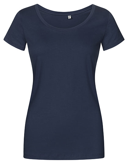 X.O by Promodoro - Women´s Deep Scoop T-Shirt - French Navy