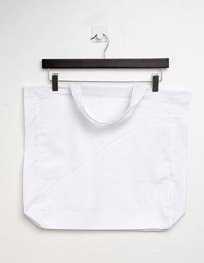 Printwear - Cotton Bag Side Fold Short Handles - White