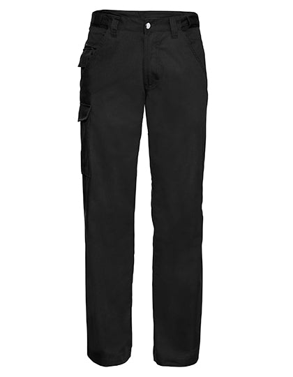 Russell - Workwear Polycotton Twill Trousers - Black