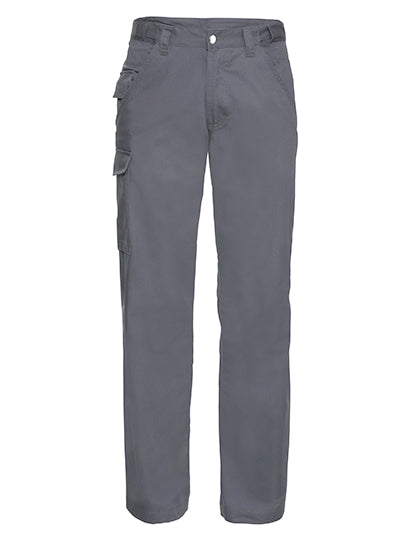 Russell - Workwear Polycotton Twill Trousers - Convoy Grey (Solid)
