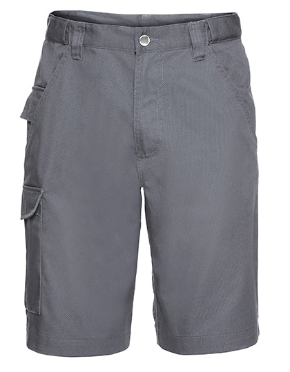 Russell - Workwear Polycotton Twill Shorts - Convoy Grey (Solid)