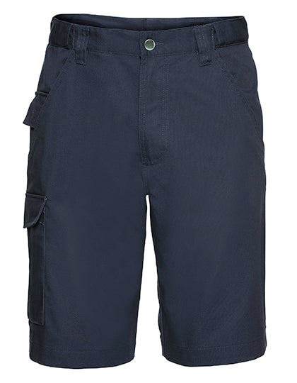 Russell - Workwear Polycotton Twill Shorts - French Navy