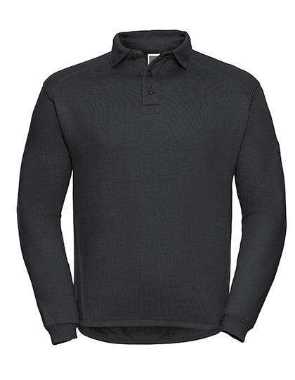 Russell - Heavy Duty Workwear Collar Sweatshirt - Black S (uitverkoop)