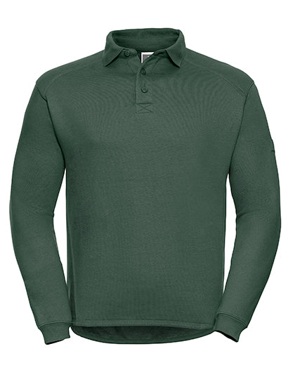 Russell - Heavy Duty Workwear Polo Sweatshirt - Bottle Green