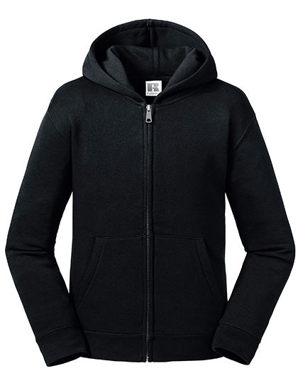 Russel - Authentic Kinder Hoodie met Rits  - Black