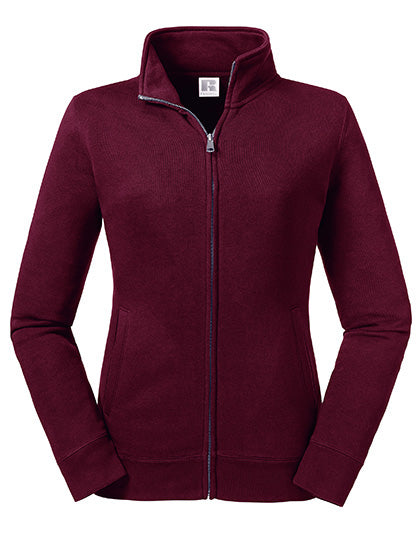 Russell - Authentic Dames Sweat Jacket - Burgundy