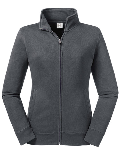 Russell - Authentic Dames Sweat Jacket - Convoy Grey (Effen)