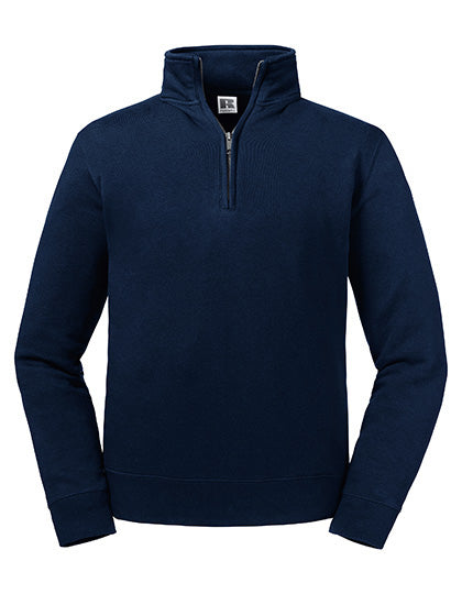 Russell - Authentic 1/4 Zipped Sweater - French Navy