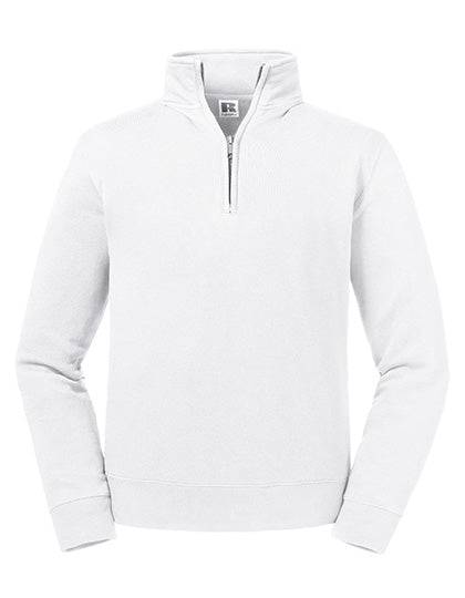 Russell - Authentic 1/4 Zipped Sweater - White