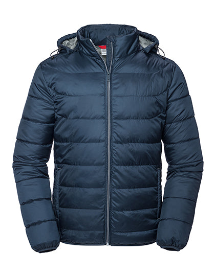 Russell - Hooded Nano Jacket - French Navy