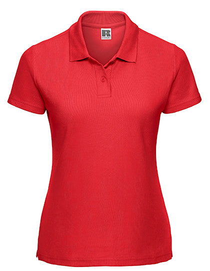 Russel - Classic Polo Katoen Dames - Bright Red