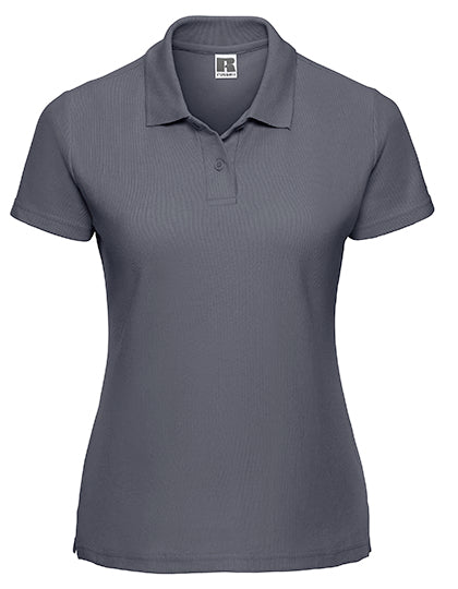 Russel - Classic Polo Katoen Dames - Convoy Grey (Effen)