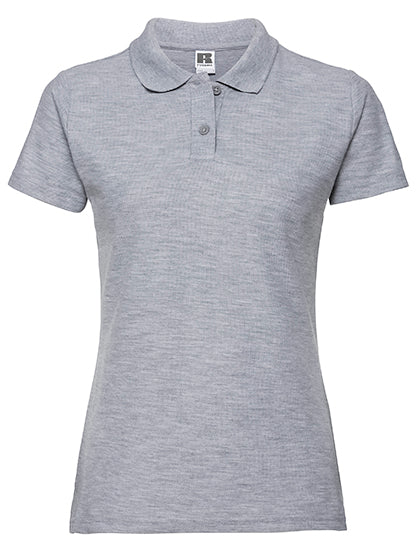 Russel - Classic Polo Katoen Dames - Light Oxford (Heathe