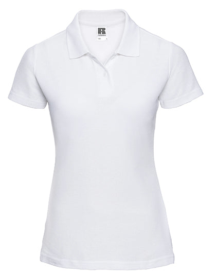 Russel - Classic Polo Katoen Dames - White