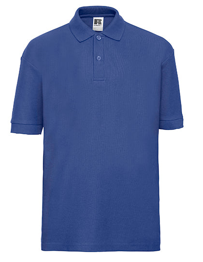Russell - Classic Polycotton Kinder Polo - Bright Royal