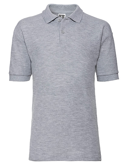 Russell - Classic Polycotton Kinder Polo - Light Oxford (Heathe